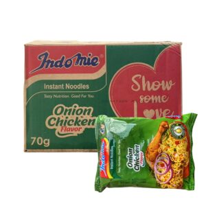 Indomie Onion Flavour Instant Noodles (70g x 40 Packs – Carton)